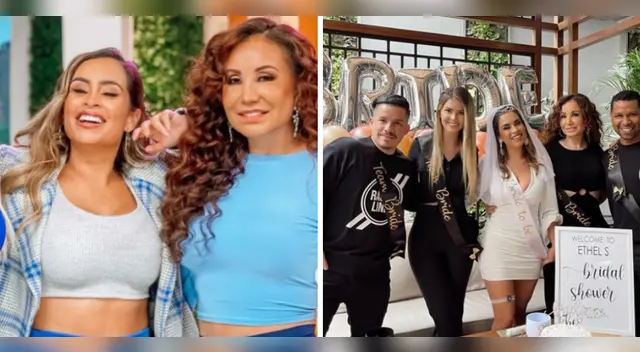 Janet Barboza feliz con boda de Ethel Pozo. Janet Barboza feliz con boda de Ethel Pozo.