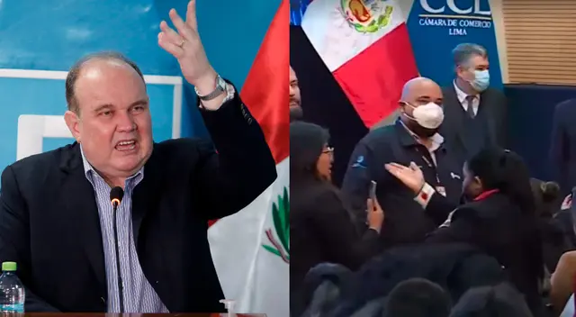 Rafael López Aliaga genera incidente en el debate municipal Rafael López Aliaga genera incidente en el debate municipal