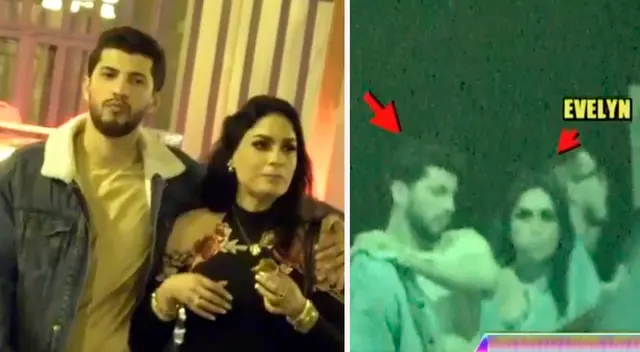 Evelyn Vela fue ampayada besando a un joven. Evelyn Vela fue ampayada besando a un joven.