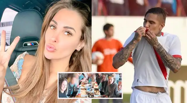 Paolo Guerrero se luce con la familia de Ana Paola Consorte.