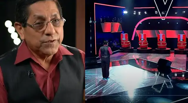 El exmilitar Miguel Vargas llegó al set del reality de Latina y cantó el tema “Princesas mágicas”, del reconocido Jesús Adrián Romero, para tratar de convencer a a los coaches de que presionen el botón rojo y volteen su silla.