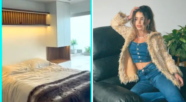 Flavia Laos emocionada por su nuevo departamento.