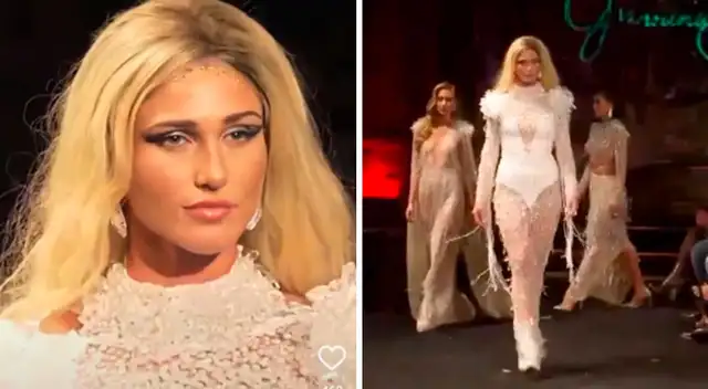 Alessia Rovegno se luce en pasarela de Nueva York.