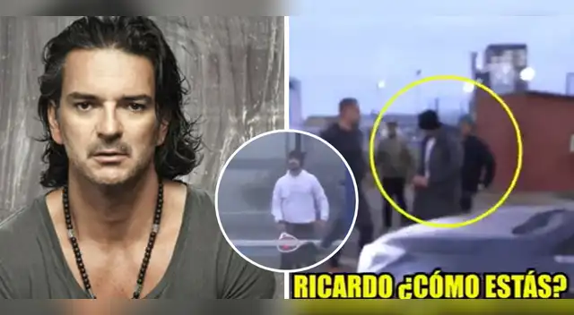 Ricardo Arjona captado jugando tenis en Lima.