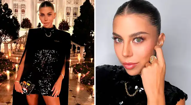 Alondra García Miró deslumbró en cena exclusiva.