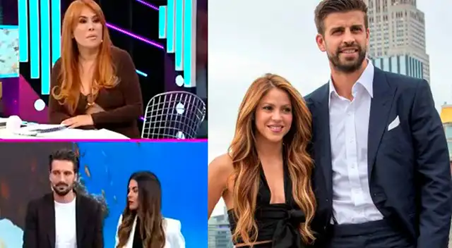 La conductora Magaly Medina señaló que el futbolista Gerard Piqué inició su relación con Shakira muy joven, como Iván Micol y Fiorella Rodríguez.