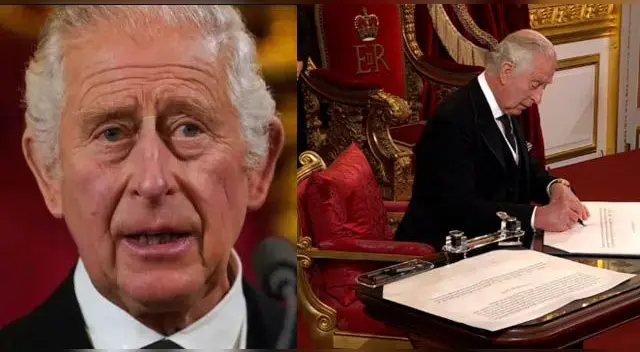 ¿Que dijo Carlos III en su discurso durante su proclamación como rey?