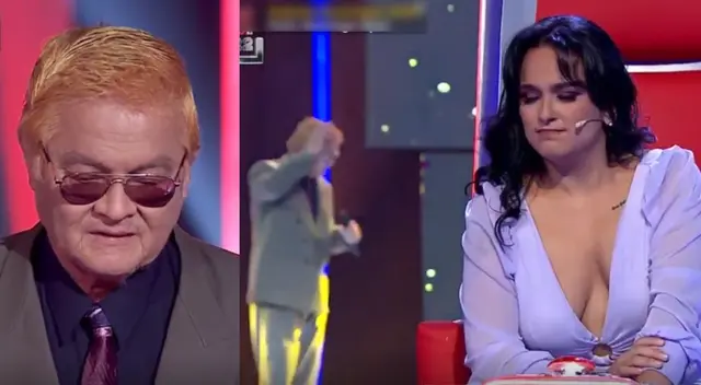 Participante de La Voz Senior se molestó luego de que nadie volteó su silla.