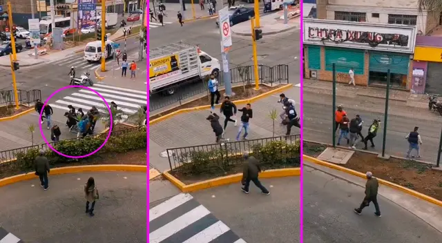 El ladrón intentó escapar de la policía, pero las personas lo atraparon. El ladrón intentó escapar de la policía, pero las personas lo atraparon.