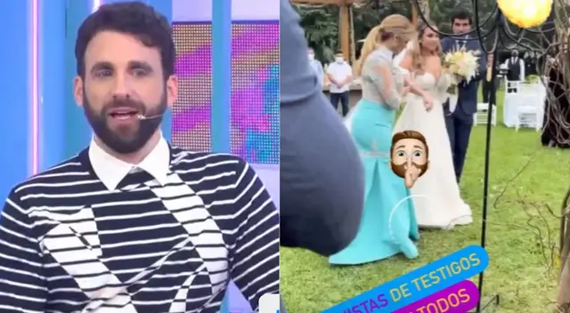 Gisela Valcárcel y Ethel Pozo junta en la boda