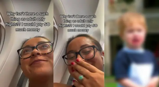 El vuelo duró cerca de tres horas y la mujer no tuvo tolerancia con el menor. El vuelo duró cerca de tres horas y la mujer no tuvo tolerancia con el menor.