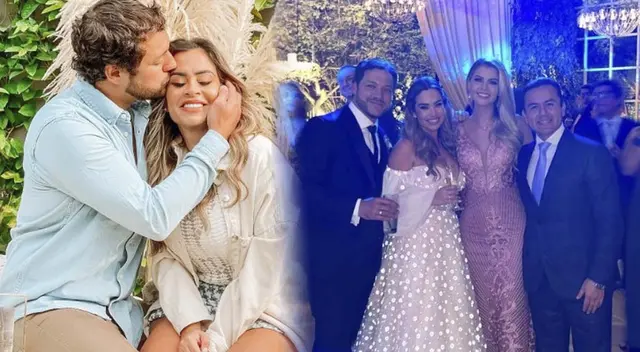 Ethel, Julián, Brunella y Richard Acuña juntos.