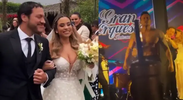 Christian Domínguez 'se calatea' en boda de Ethel Pozo y deja atónitos a todos. Christian Domínguez 'se calatea' en boda de Ethel Pozo y deja atónitos a todos.
