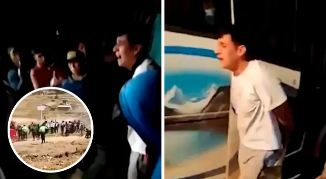 Áncash. Pese a explicar que no son ladrones, los enardecidos ciudadanos ancashinos no creyeron en sus versiones y continuaron con las agresiones.