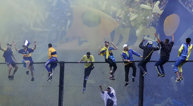 Boca vs River: recibimiento histórico en La Bombonera.