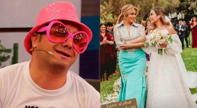 Gisela Valcárcel llevó a su hija al altar Gisela Valcárcel llevó a su hija al altar