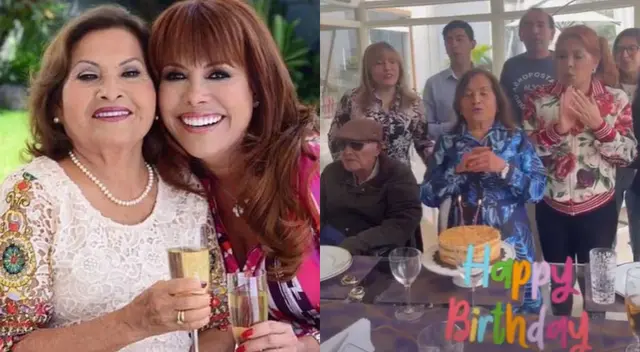 Magaly Medina comparte foto familiar Magaly Medina comparte foto familiar