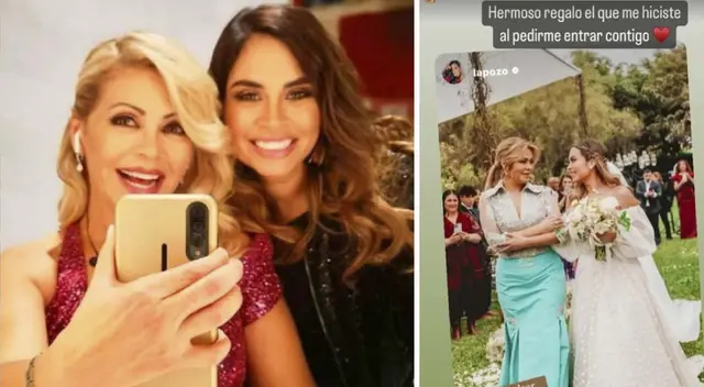 Gisela Valcárcel agradece el gesto de su hija Ethel Pozo.