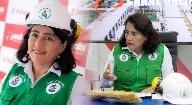 Elizabeth León, candidata de Frente de la Esperanza Elizabeth León, candidata de Frente de la Esperanza