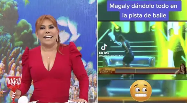 Magaly Medina comparte peculiar vídeo bailando.