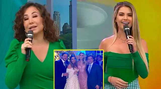 Janet Barboza resalta lo cariñosa que es Brunella Horna con Richard Acuña.