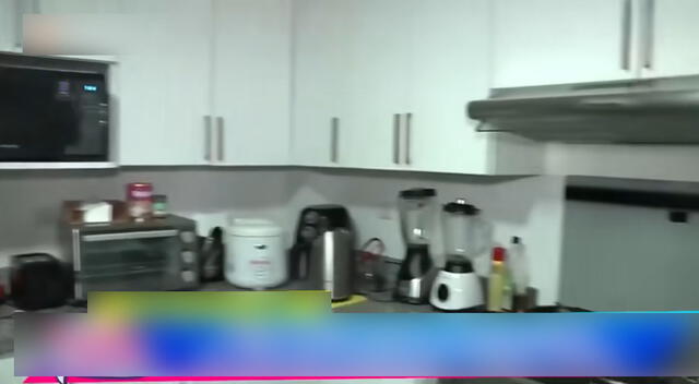 Cocina de Christian Domínguez y Pamela Franco. Foto: Captura América tv    