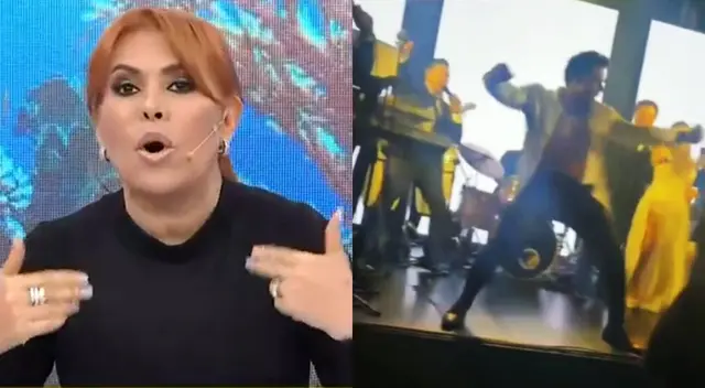 Christian Domínguez cantó en la boda de Ethel Pozo