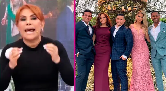 Magaly Medina critica duramente a invitados de la boda.