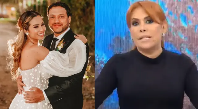 Magaly Medina raja de boda de Ethel Pozo