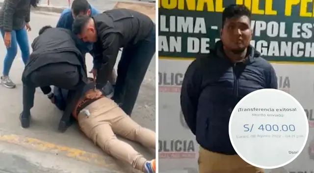 SJL. El hombre de 25 años será puesto a disposición del Poder Judicial para continuar con la investigación.