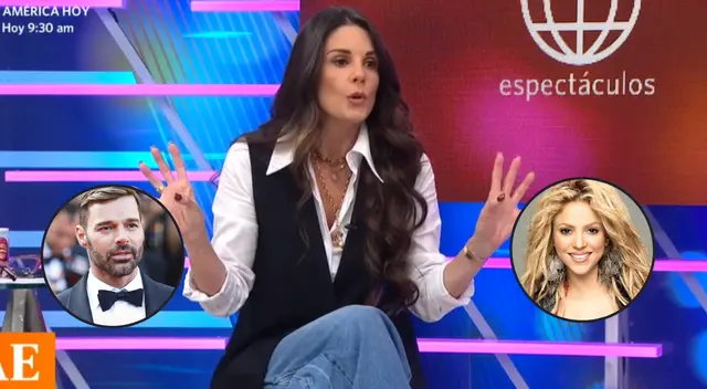 Rebeca Escribens se pronuncia sobre caso de Ricky Martin y Shakira