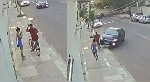 Así fue el preciso momento del robo que generó gran impacto en Brasil.