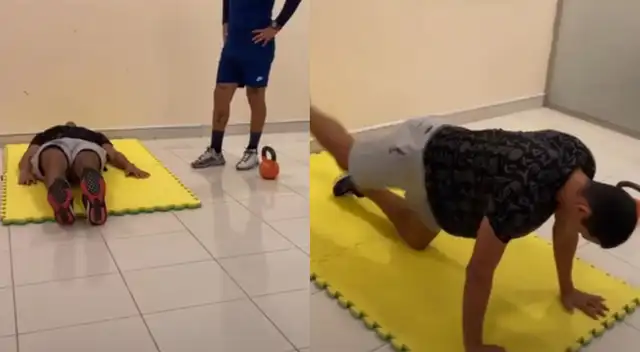 Alex Valera, delantero de la selección peruana, llamó la atención en las redes sociales. Alex Valera, delantero de la selección peruana, llamó la atención en las redes sociales.