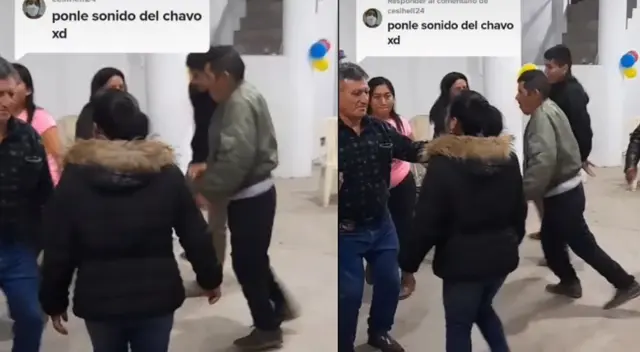 Señor quiso marcar la diferencia con su pasos de baile. Señor quiso marcar la diferencia con su pasos de baile.