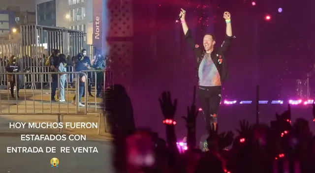 Reportan estafas en exteriores del Estadio Nacional por concierto de Coldplay. Reportan estafas en exteriores del Estadio Nacional por concierto de Coldplay.