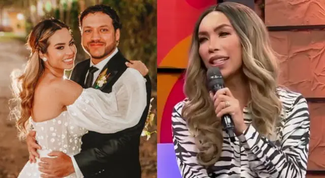 Nicole Akari reacciona al ver vestido de Ethel Pozo Nicole Akari reacciona al ver vestido de Ethel Pozo