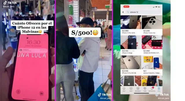 El joven preguntó tienda por tienda cuánto le podrían dar por su iPhone.