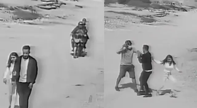 La pistola del criminal se trabó cuando trataba de realizar disparos al aire. La pistola del criminal se trabó cuando trataba de realizar disparos al aire.