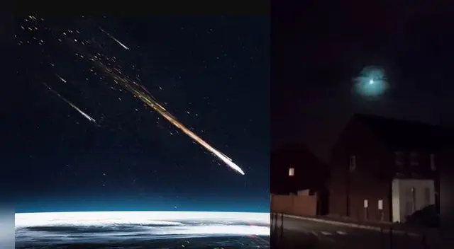 Meteorito sobrevoló el sur de Escocia y el norte de Inglaterra.