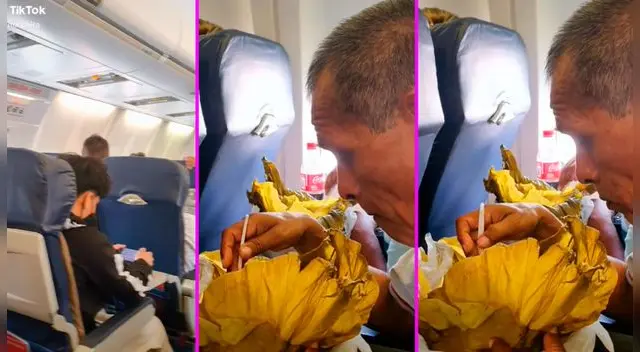 El pasajero estaba esperando que el avión despegue.