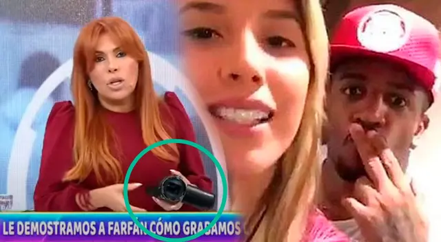 Magaly revela que la cámara que usan sus chacales son las mismas que usan para grabar cumpleaños y eventos. Magaly revela que la cámara que usan sus chacales son las mismas que usan para grabar cumpleaños y eventos.