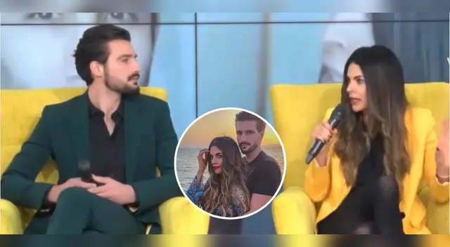 Fiorella Rodríguez y su novio en Amor y Fuego.