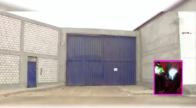 Almacén donde ocurrieron los hechos y vigilante dando su manifiesto Almacén donde ocurrieron los hechos y vigilante dando su manifiesto