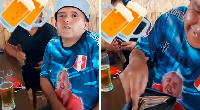 Marcianito se luce con billetera. Marcianito se luce con billetera.