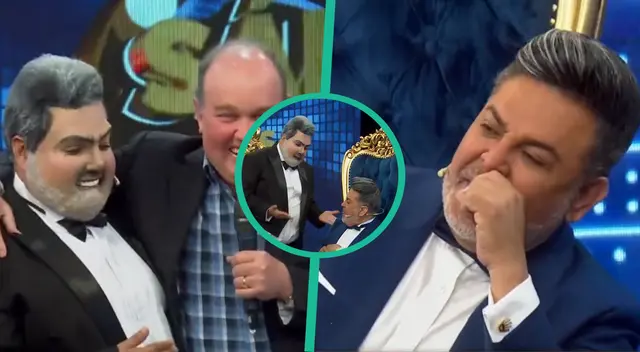 Andrés Hurtado conoce a su imitador.