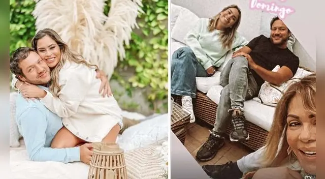 Gisela Valcárcel presume a su hija Ethel Pozo y su yerno Julián Alexander. Gisela Valcárcel presume a su hija Ethel Pozo y su yerno Julián Alexander.