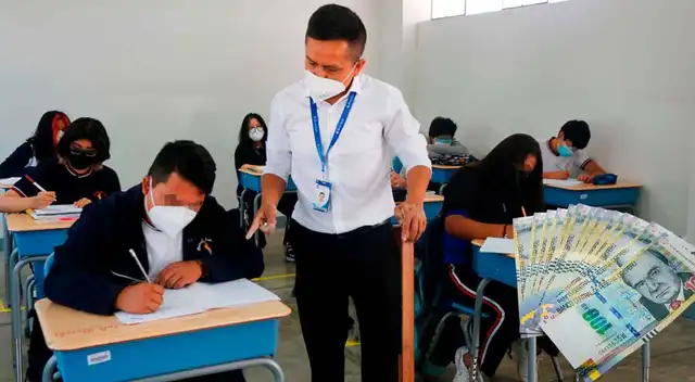 Conoce cuándo será el pago del Bono 950 para docentes y auxiliares.