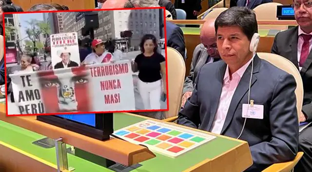 Pedro Castillo es comparado con Hugo Chávez, en las afueras de la ONU.