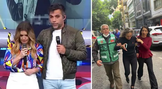 Johanna San Miguel y Renzo Schuller comentaron sobre el terremoto en México.