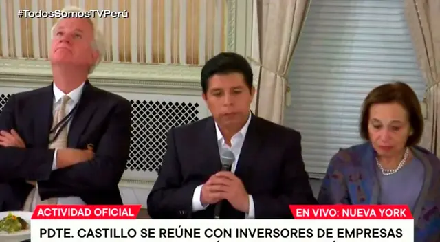 Pedro Castillo toma la palabra en la ONU